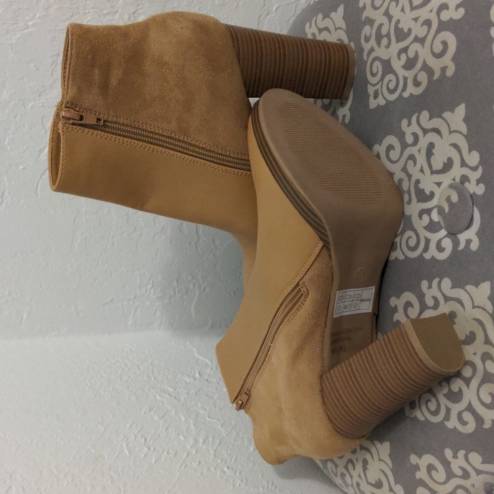 Tan Booties - Picture 2 of 4
